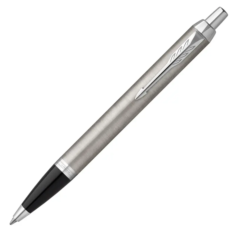Parker IM Ballpoint Pen Brushed Metal Chrome Trim - NS214363