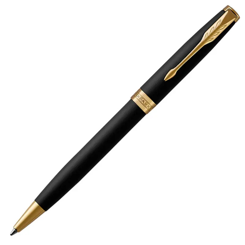 Parker Sonnet Ballpoint Pen Matte Black Gold Trim - NS1931519