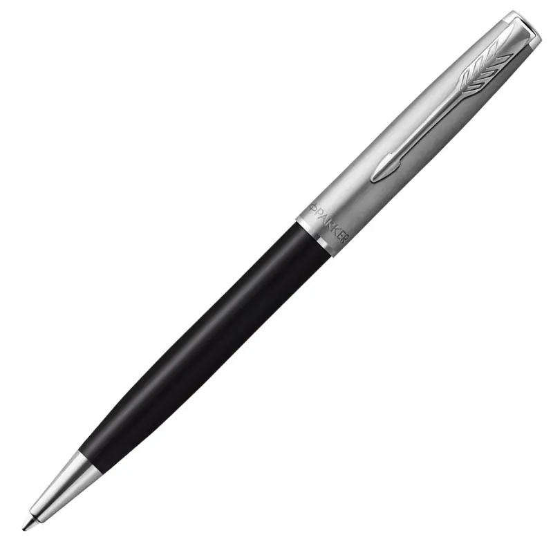 Parker Sonnet Essentials Ballpoint Pen Matte Black & Sandblasted Steel - NS2146867