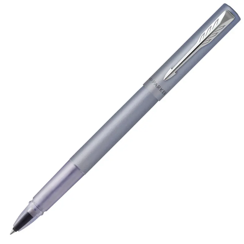 Parker Vector XL Rollerball Pen Silver Blue Chrome Trim - NS2159775