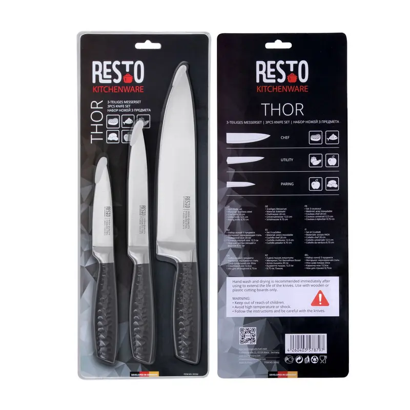 Resto 95502 Thor 3pc Knife Set