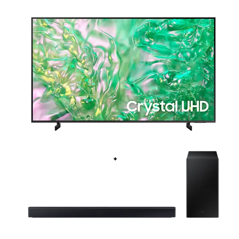 Samsung UA85DU8000KXXA UHD LED TV - 85'' + Samsung HW-C450 Soundbar