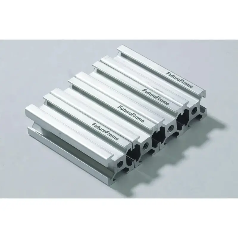 1515 Aluminum Profiles, 15x15mm, 1500mm, 4 Pieces, Silver