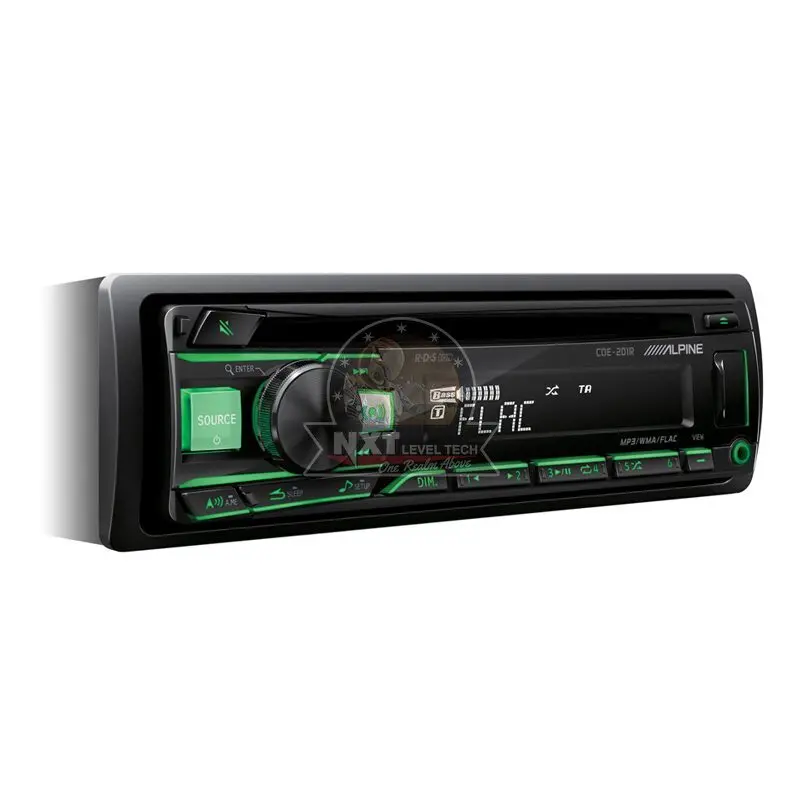 Alpine CDE-201R MP3 CD Front Loader with USB/Android