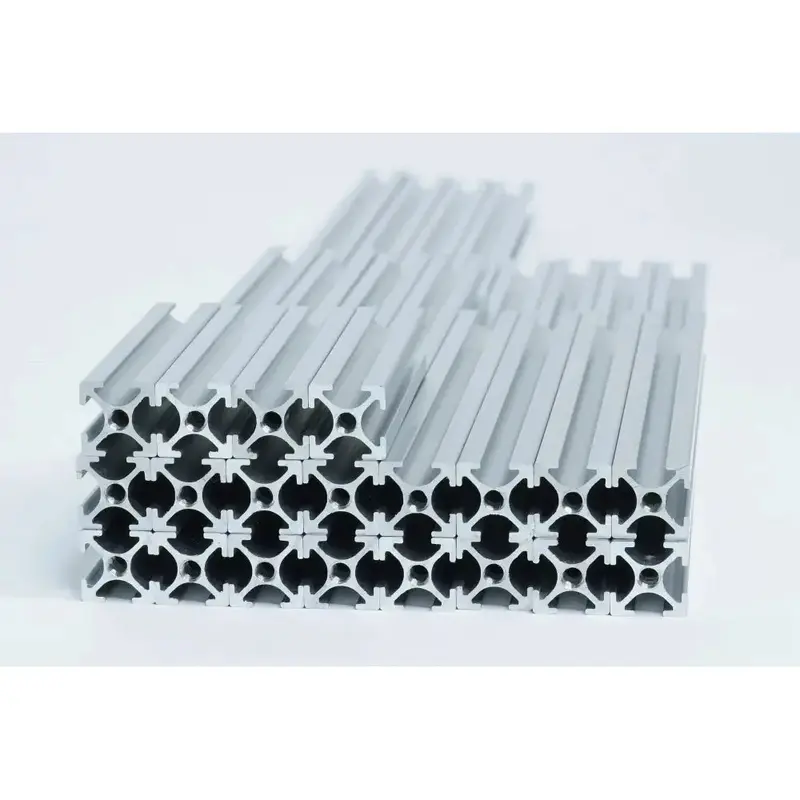 Aluminum Profiles, 10x10mm, 1000mm, 4 Pieces, Silver