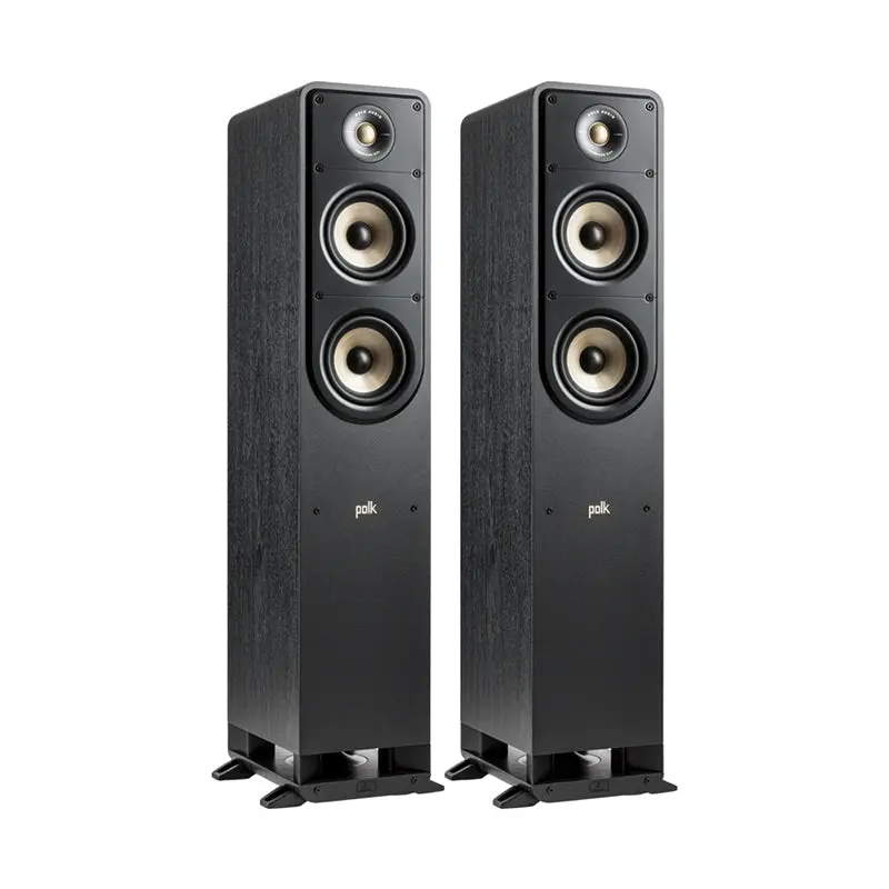 Polk Signature Elite ES50 High-quality Compact Floor-Standing Tower Speaker (Black)