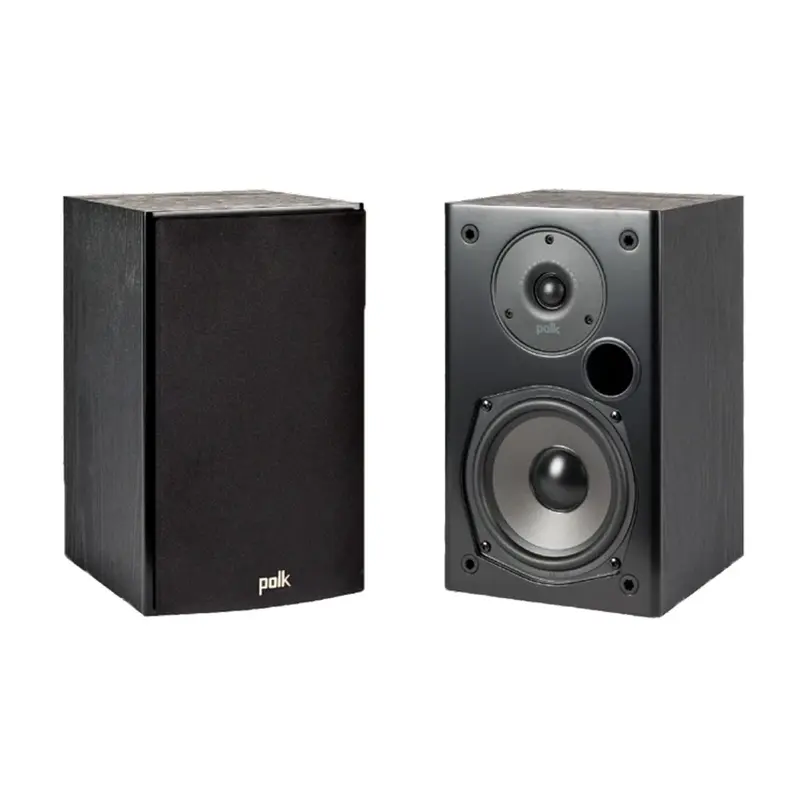 Polk T15 - Bookshelf Speakers Pair (Black)