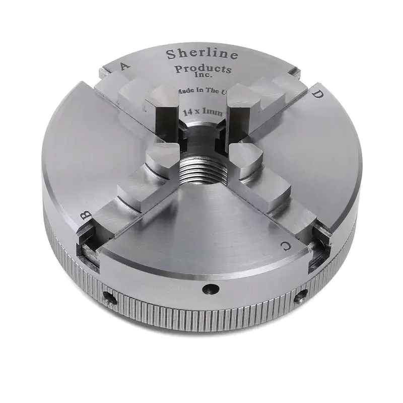 Sherline 2.5 4-Jaw Chucks - 14mm x 1mm