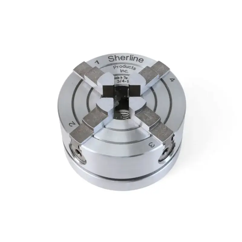 Sherline 2.5" 4-Jaw Independent Chuck (12mm x 1mm)