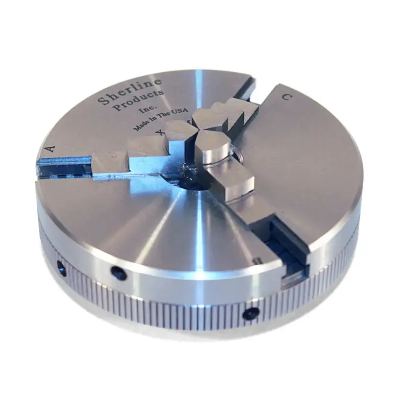 Sherline 3.1" 3-Jaw Self-Centering Chuck (ER16 - M22 x 1.5)