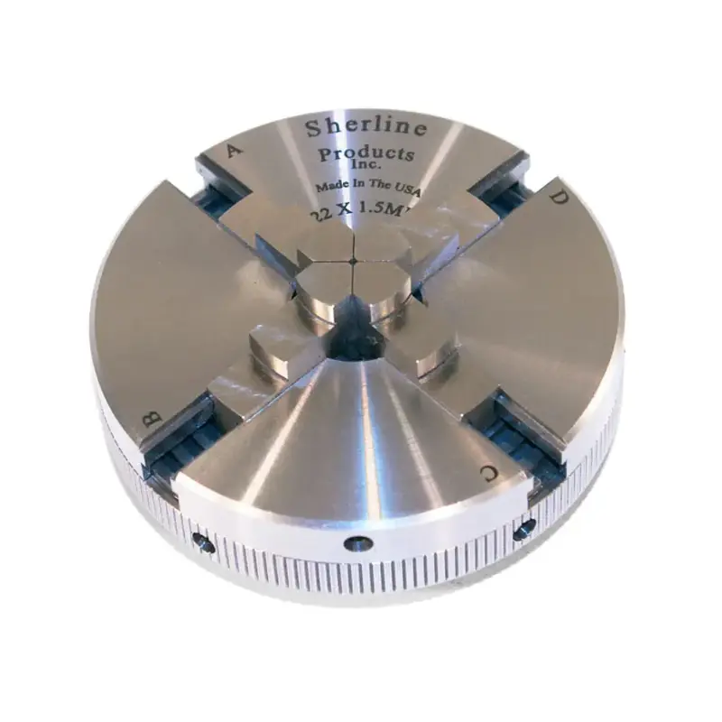 Sherline 3.1" 4-Jaw Self-Centering Chuck (ER16 - M22 x 1.5)