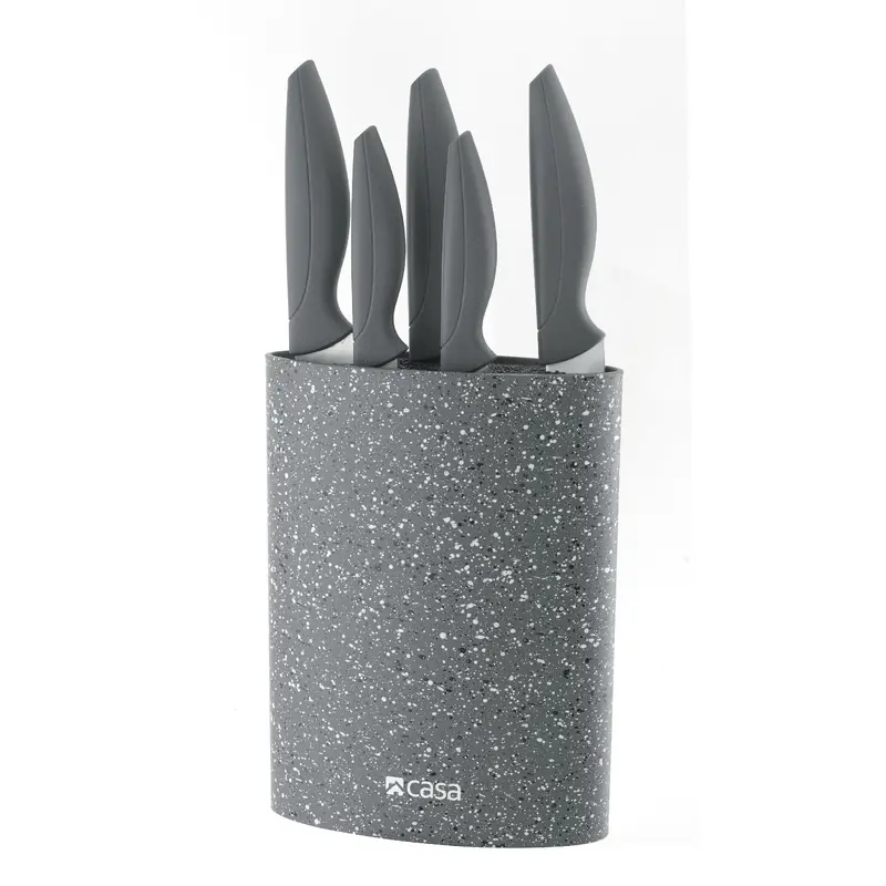 Casa CAKBS21 Firenze 5pc Knife Block Set