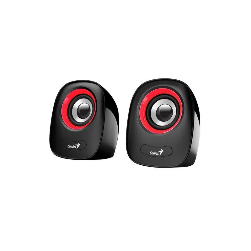 Genius USB Wired 3.5mm Desktop Speakers Red - SP-Q160