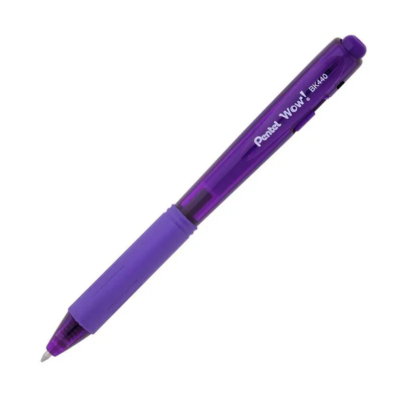 Pentel BK440 Retractable 1.0mm Ballpoint Pen - Violet
