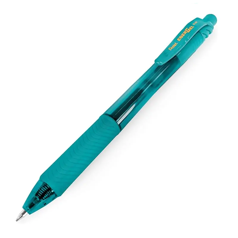 Pentel BL107 0.7 Energel X Retractable Gel Roller Pen - Turquoise Blue