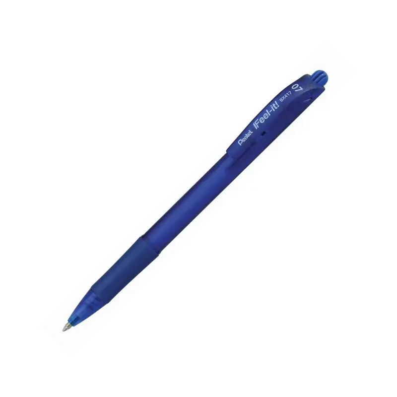 Pentel BX417-C Feel-It Retractable Pen 0.7 - Blue