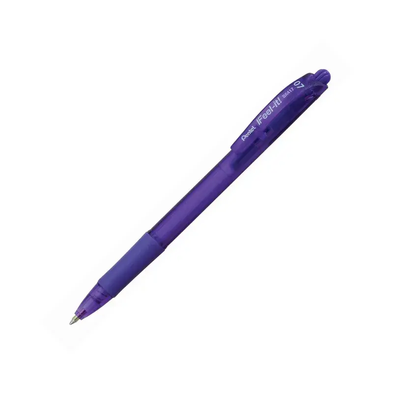 Pentel BX417-V Feel-It Retractable Pen 0.7 - Violet