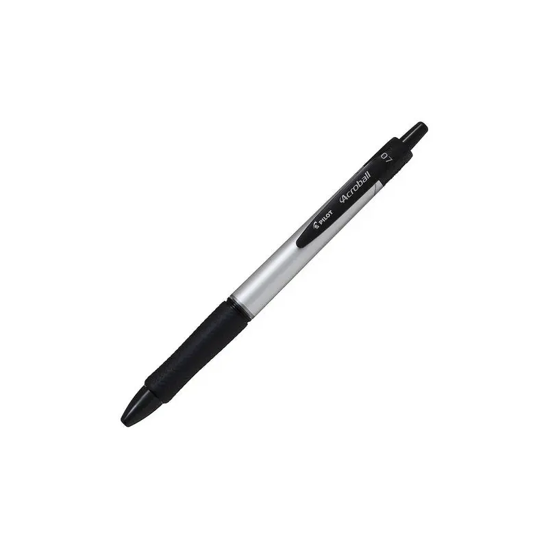 Pilot Acroball T Ballpoint Pen 0.7 mm - Silver Body