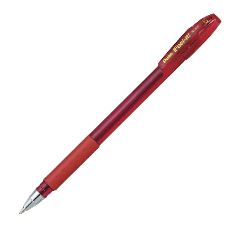 Pentel BX490-B IFeel-It Ballpoint Pen 1.0mm - Red