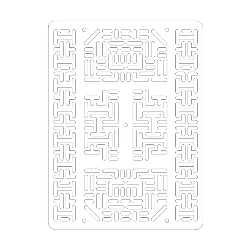 Pololu RP5/Rover 5 Expansion Plate rrc07b (Wide) Transparent Clear