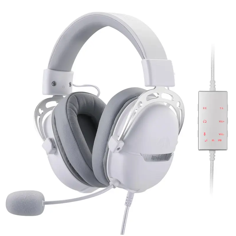 Redragon Over-Ear AURORA Gaming Headset White - RD-H376WG