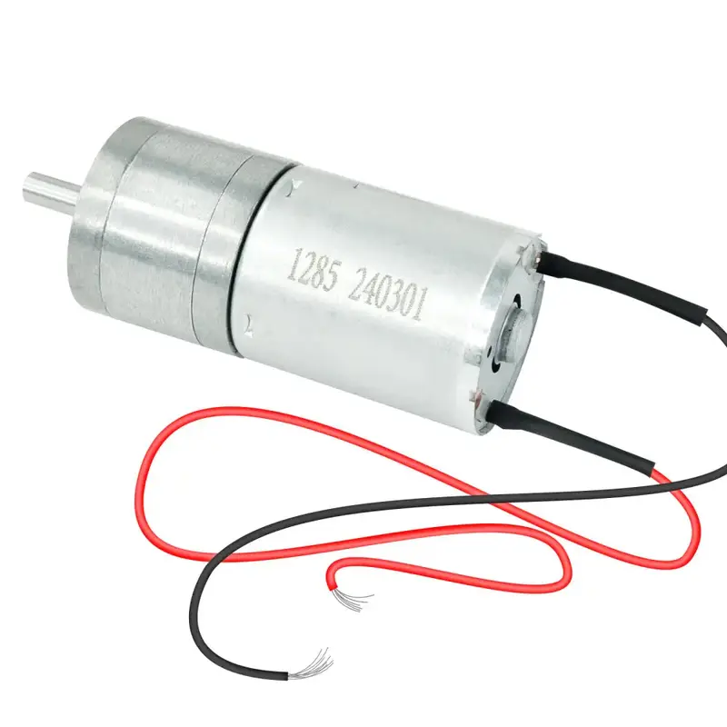 DC 12V 350RPM Motor High-Speed Geared Motor for Robat Car 25mm Outer Diameter 8mm D Length Robot Accessories