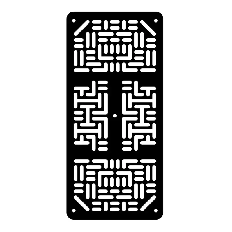 Pololu RP5/Rover 5 Expansion Plate RRC07A (Narrow) Solid Black