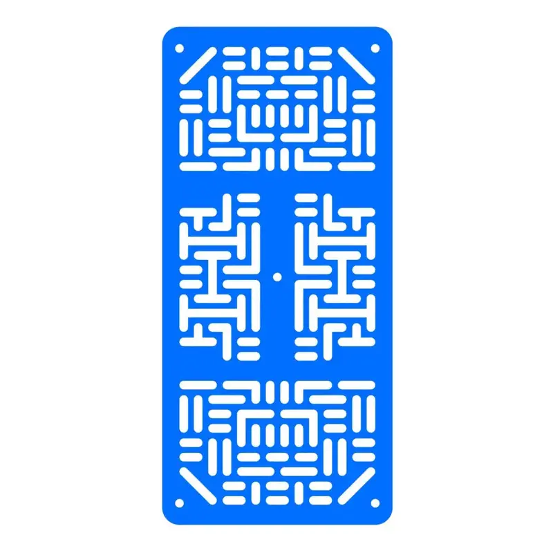 Pololu RP5/Rover 5 Expansion Plate RRC07A (Narrow) Solid Light-Blue