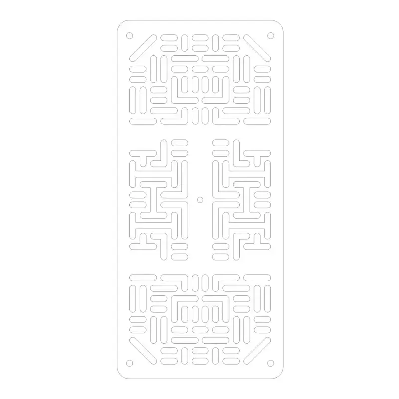 Pololu RP5/Rover 5 Expansion Plate RRC07A (Narrow) Solid White