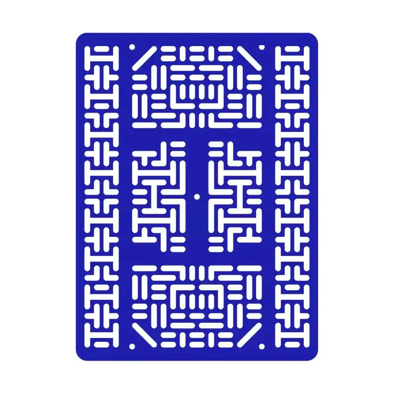 Pololu RP5/Rover 5 Expansion Plate rrc07b (Wide) Solid Blue