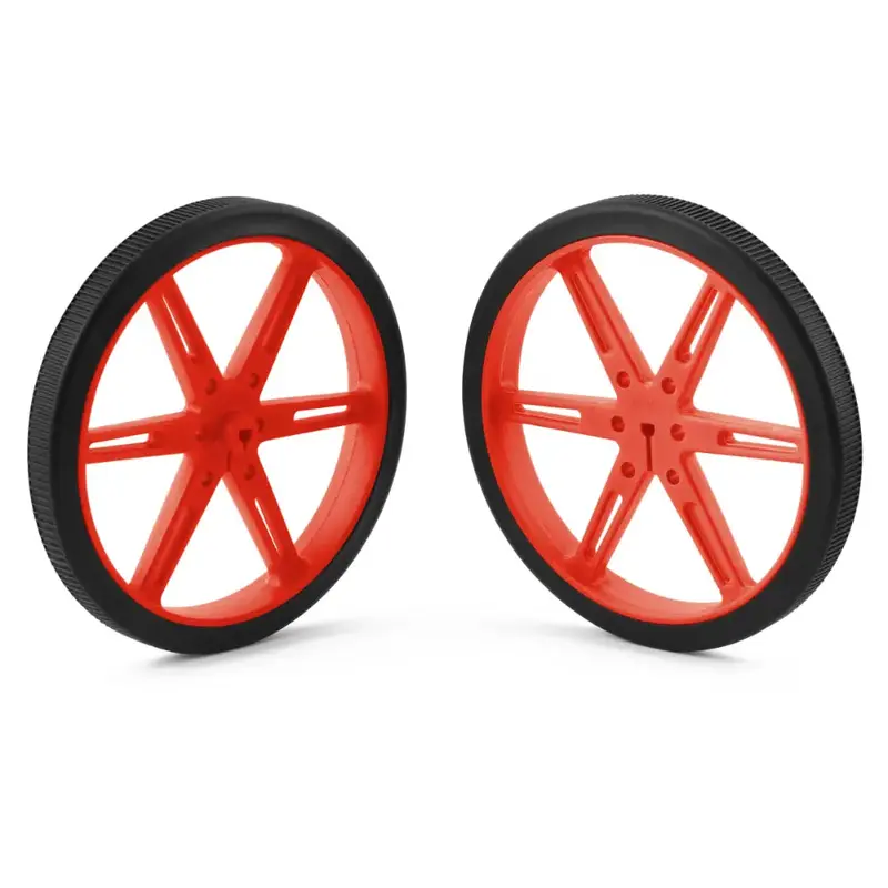 Pololu Wheel 8010mm Pair - Red