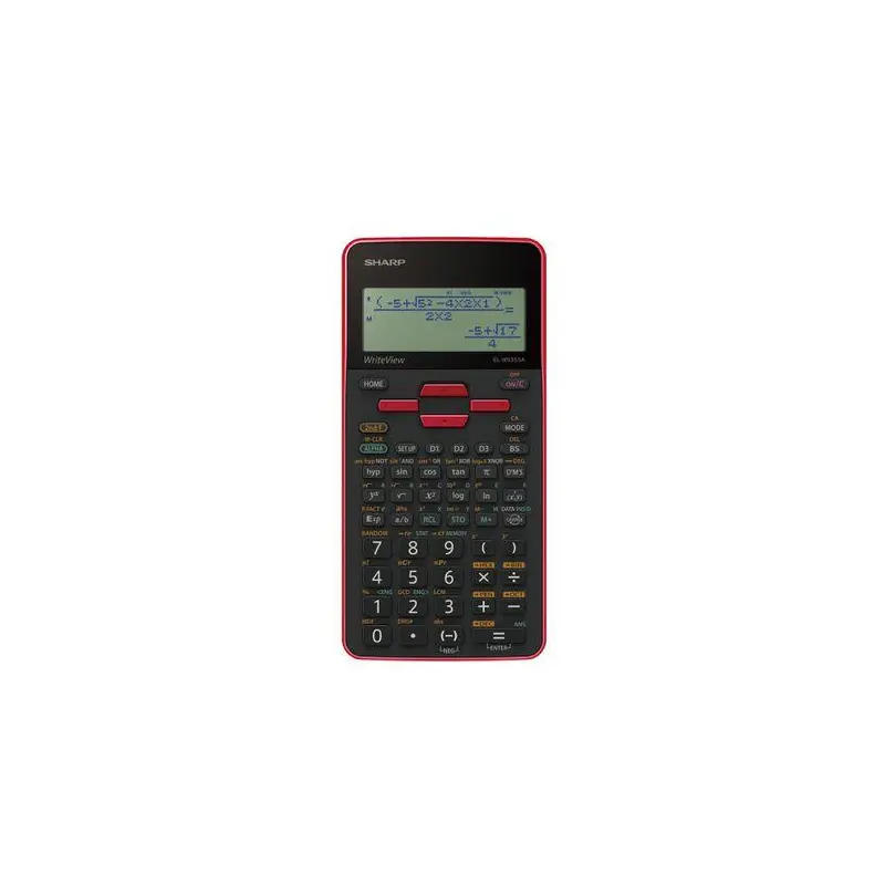 Sharp EL-W535SAB RED Scientific School Calculator