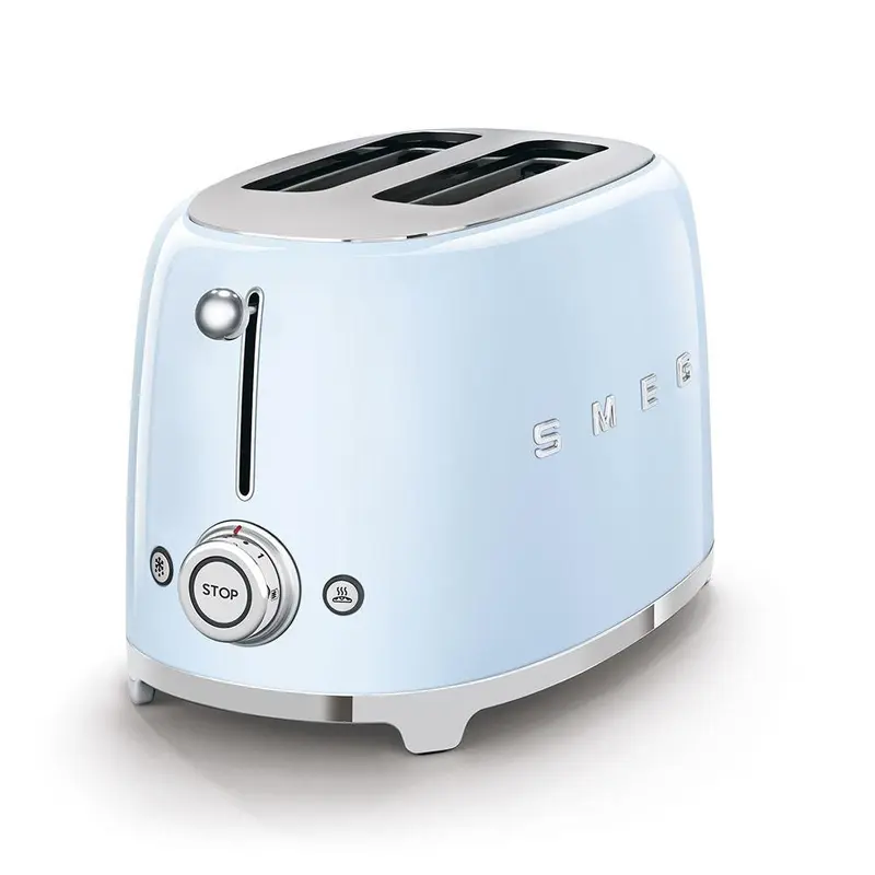 Smeg TSF01PBSA 50's Retro Style 2 Slice Toaster - Pastel Blue