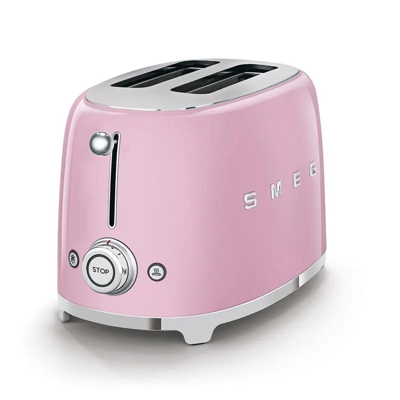 Smeg TSF01PKSA 50's Retro Style 2 Slice Toaster - Pink
