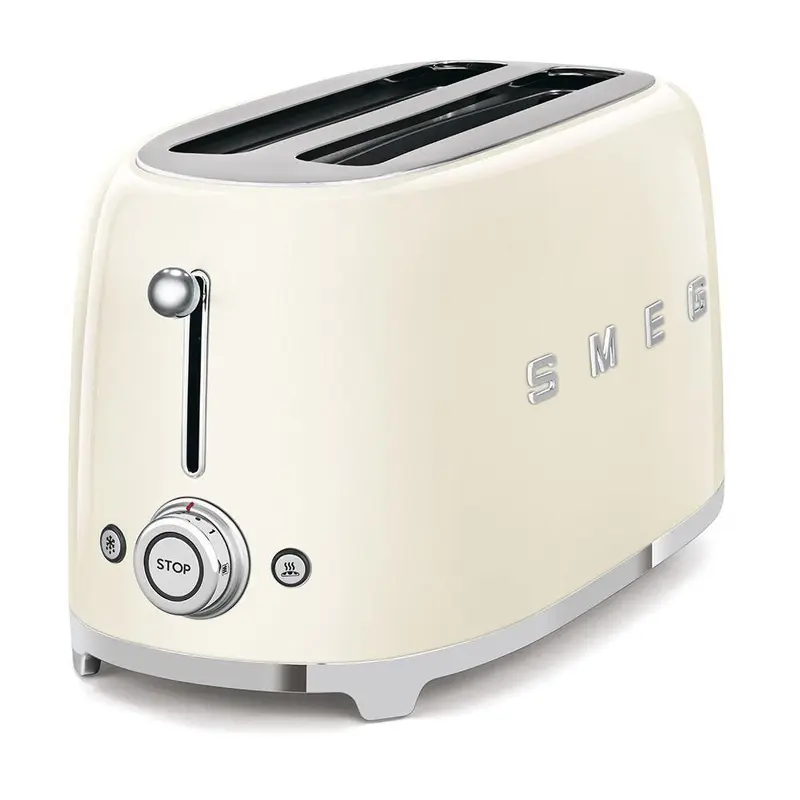 Smeg TSF02CRSA 50's Retro Style  4 Slice Toaster - Cream