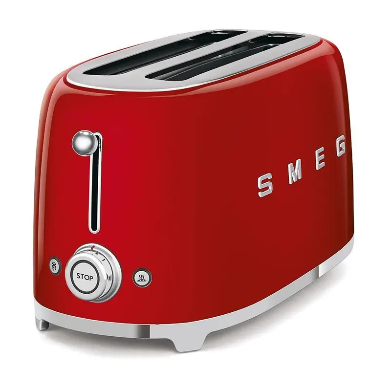 Smeg TSF02RDSA 50's Retro Style 4 Slice Toaster - Red