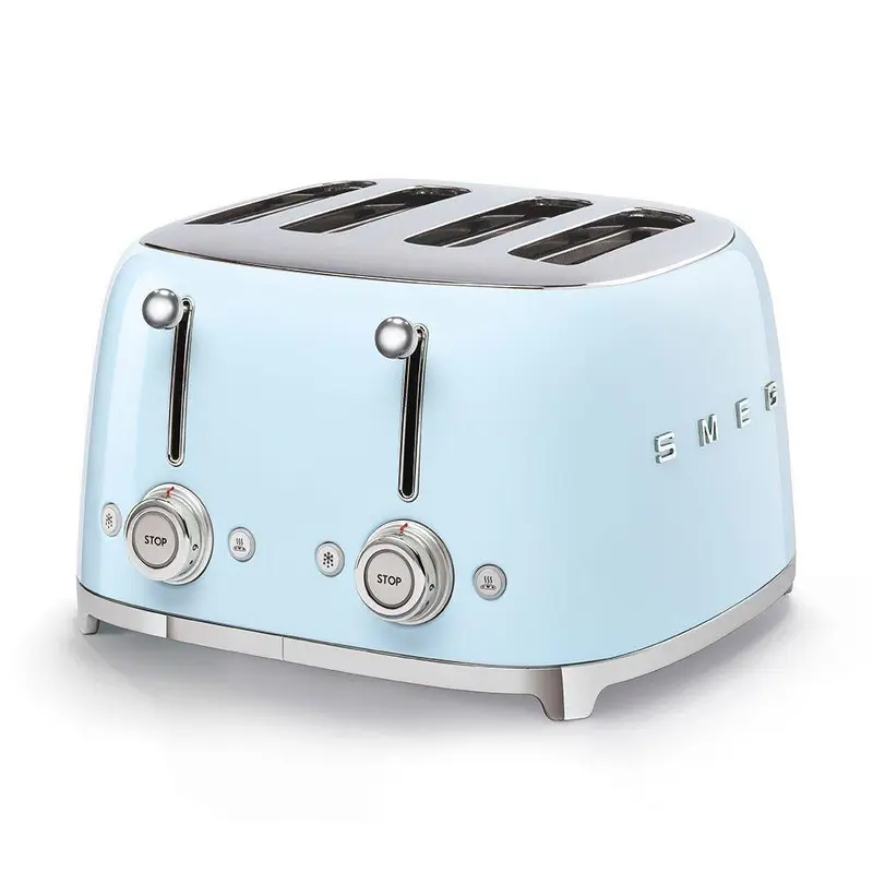 Smeg TSF03PBSA 50's Retro Style  4 Slice Toaster - Pastel Blue