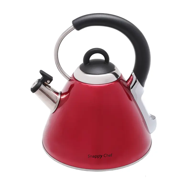 Snappy Chef Whistling Kettle - Red KERE002