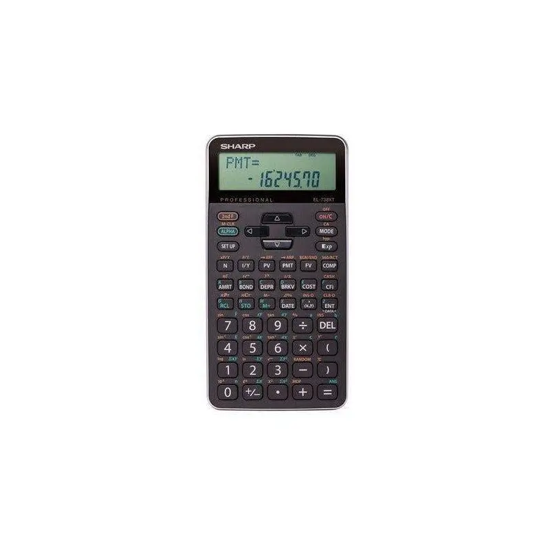 Sharp EL-738XTB Financial Calculator