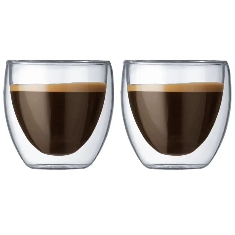 BODUM Pavina Double Wall Glasses 0.08L