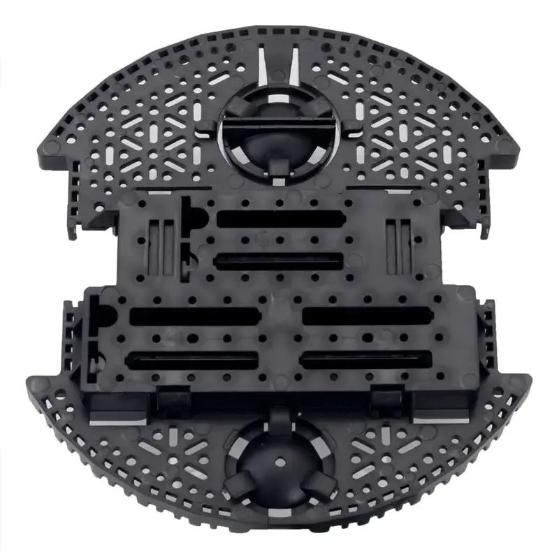 Pololu Romi Chassis Base Plate - Black