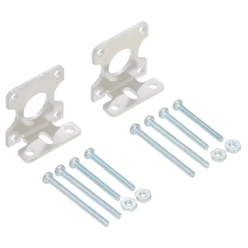 Pololu Stamped L-Bracket Pair for Plastic Gearmotors