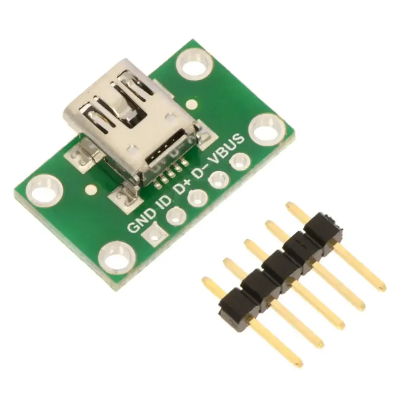 Pololu USB Mini-B Connector Breakout Board