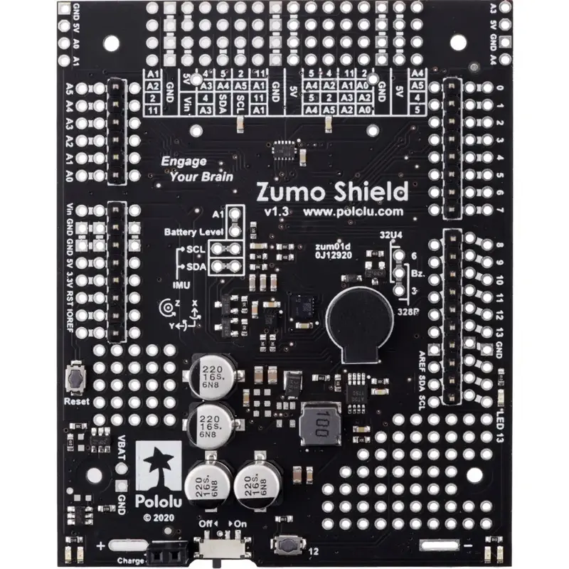 Pololu Zumo Shield for Arduino, V1.3