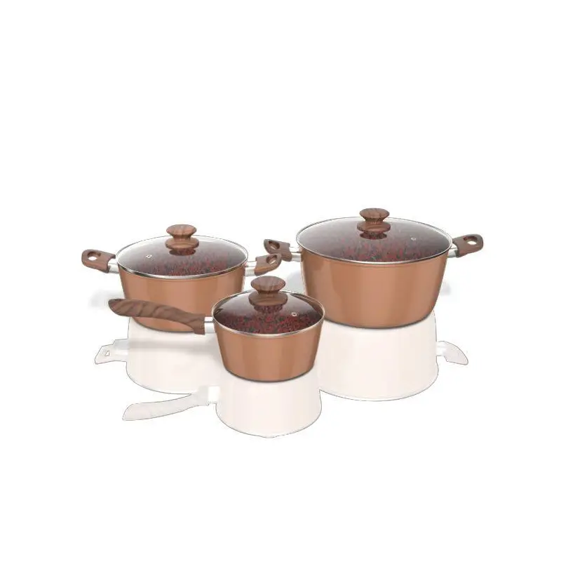 Bennett Read KSC006 Copper & Rock 6pc Cookware Set