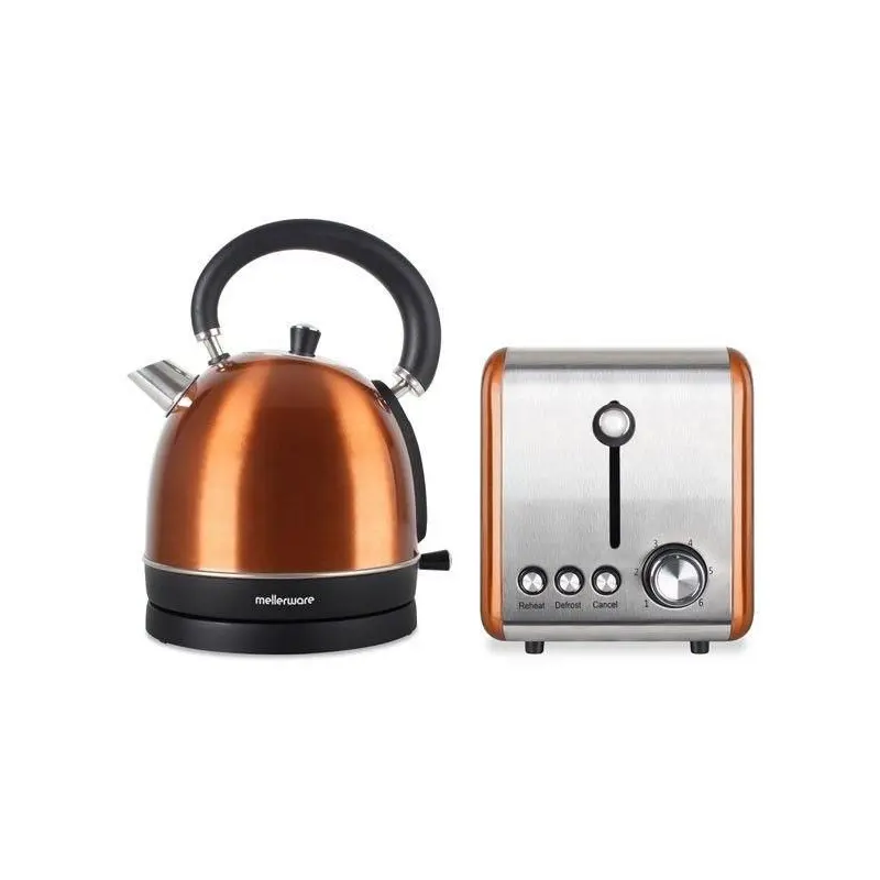 Mellerware 46042CO Copper Kettle & Toaster Set - Box Damaged