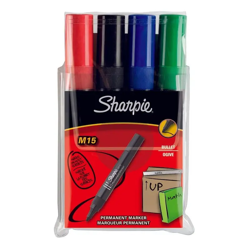 Sharpie M15 Bullet Marker Wallet of 4