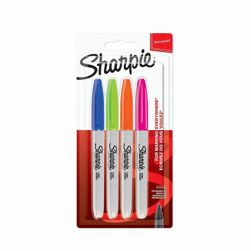 Sharpie Ultrafine Permanent Markers Assorted -  4  Pack