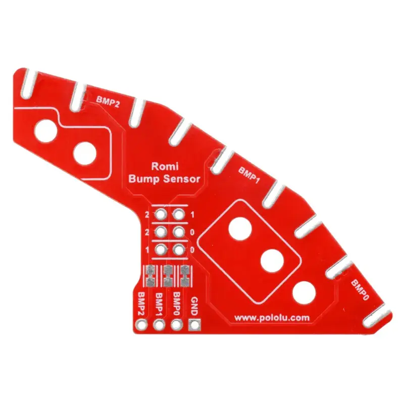 Pololu Bumper Switch Kit for Romi/TI-RSLK MAX (not Soldered, can be Assembled for Left or Right Side)