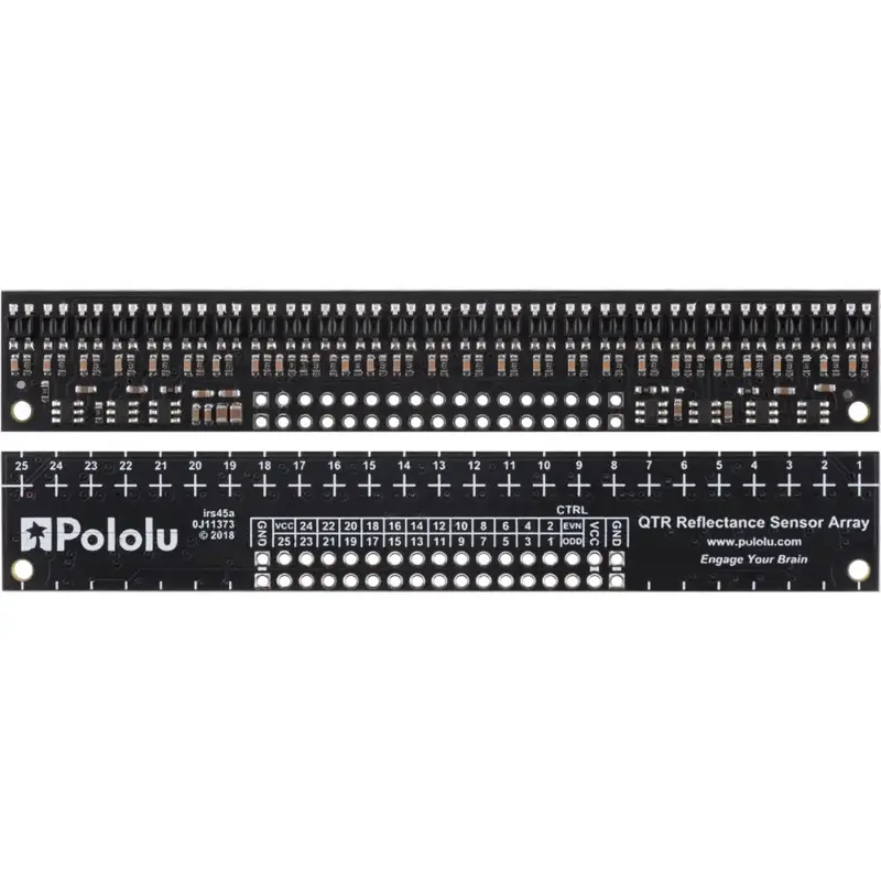 Pololu QTR-HD-25RC Reflectance Sensor Array: 25-Channel, 4mm Pitch, RC Output